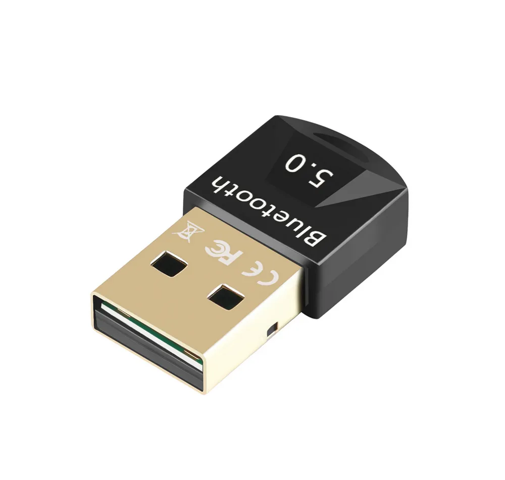 블루투스 어댑터 USB 미니 블루투스 5.0 동글 무선 전송 변환기 컴퓨터 휴대 전화 데스크톱