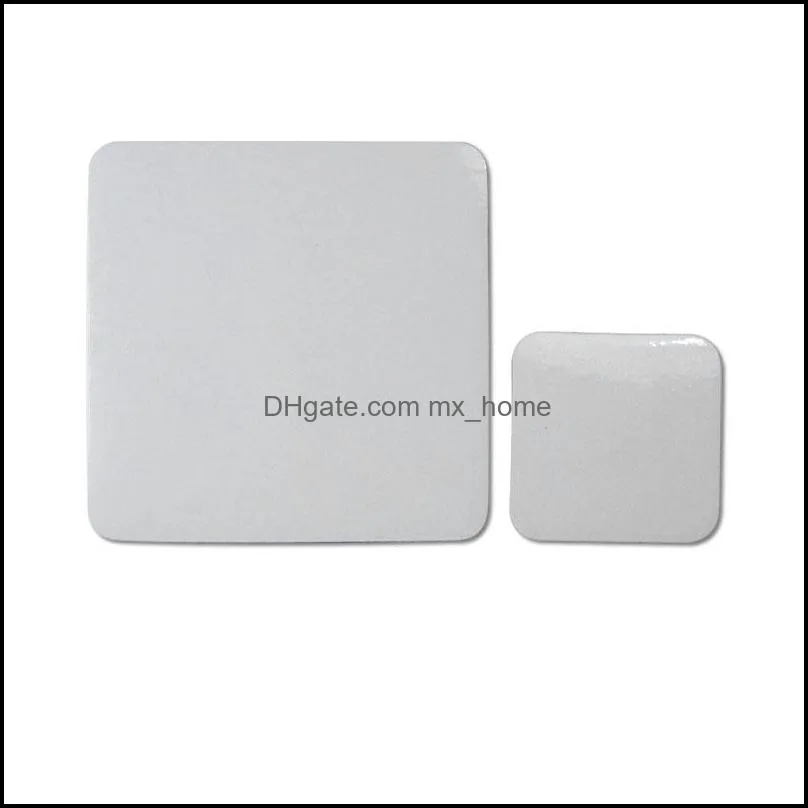 Blank Sublimation Fridge Magnets 3.8 inches Plain White Refrigerator Sticker Wholesale DIY Home Furnishing Decoration