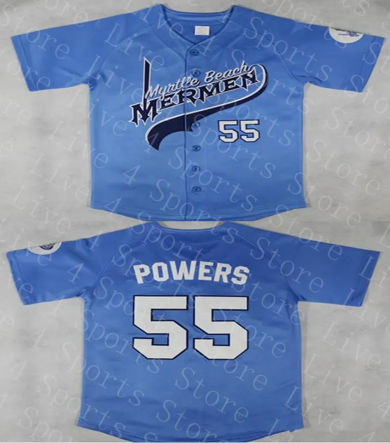 Retro Kenny Powers #55 Baseball Jersey Team Atlanta - View #9