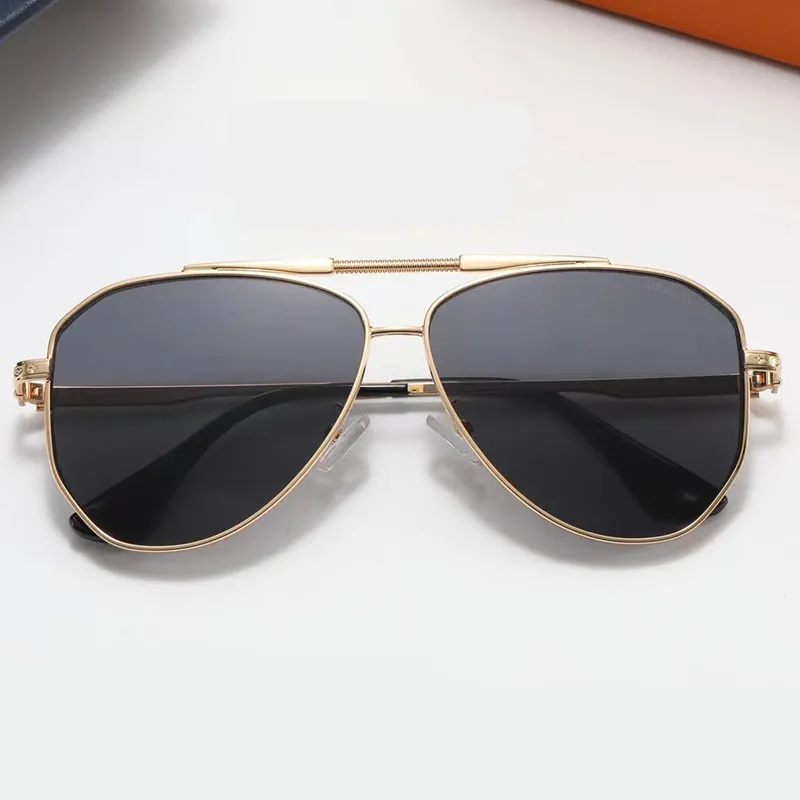 2022 sunmer Hot Luxury new Brand Polarized Sunglasses Men Women Pilot Sunglasses UV400 Eyewear Glasses Metal Frame Polaroid Lens wish box