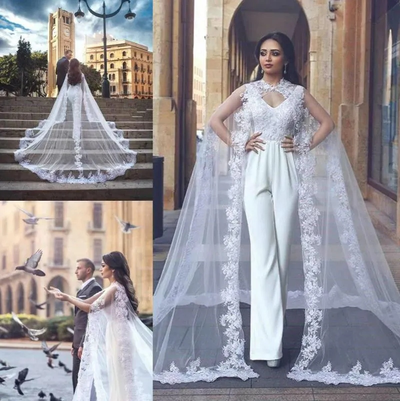 Frauen Schleier Cape Tüll Spitze Applikation 3M 4M Hochzeit Capes Braut Wraps Lange Schleppe Schals Mantel