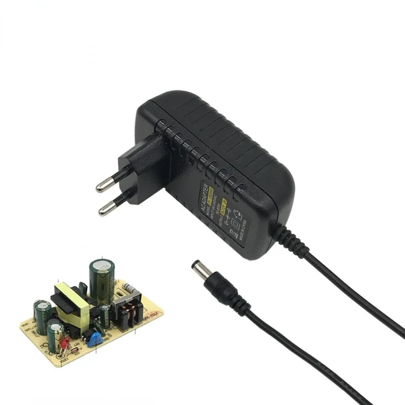 12V/2A Power Supply AC To DC Adapter US Plugs Converter For CCTV Security Camera - Foto 2