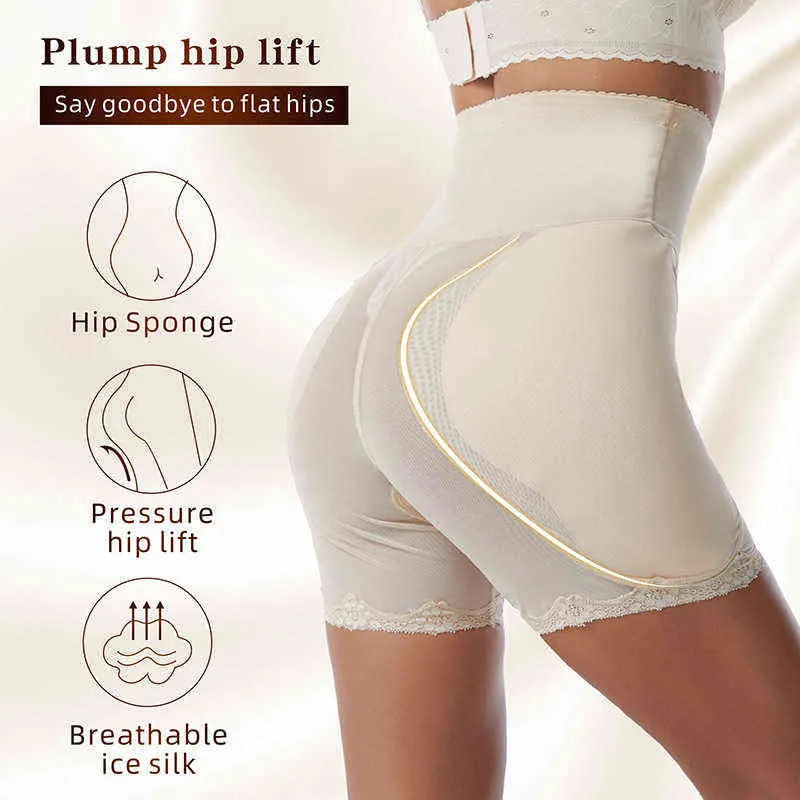 High Waist Butt Enhancer Hip Enhancer Shapewear With Fake Ass