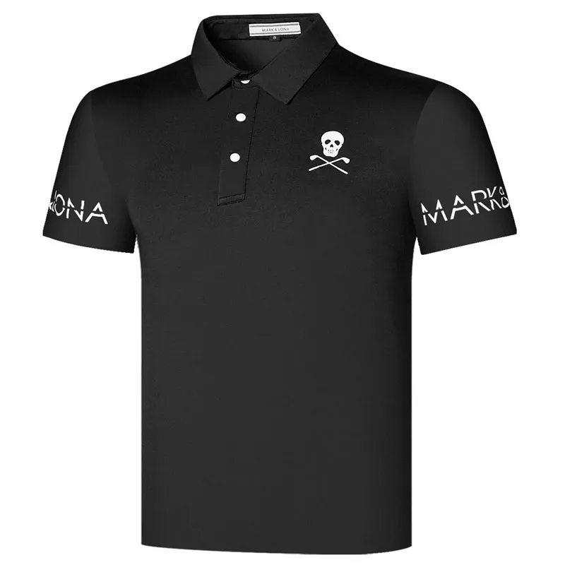 Sommermänner Golf-Kleidung Junge Kurzarm Golf T-Shirt Casual Mode Outdoor Sport Golf Shirt kostenlos Versand