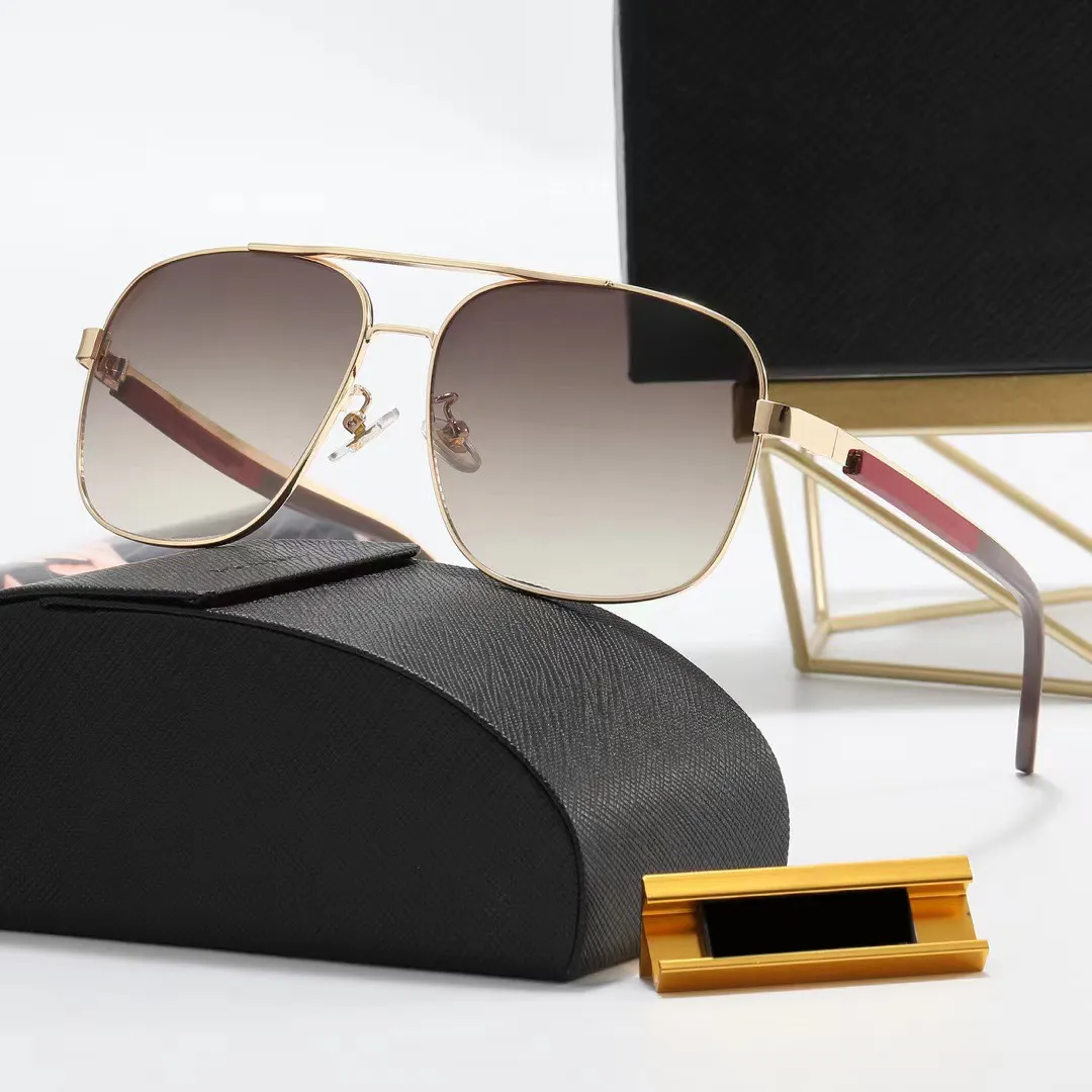 Classical Symbole Series Men Metal Sunglasses Comfortable Smooth Line Design Highlights Dynamic Protect Eye Frame Stylish Male Goggles603