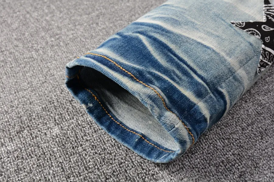 Jeans Designer man jeans noir pant