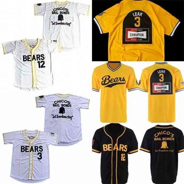 XFLSP Tanner Boyle Bad News Bears＃12 Tanner Boyle 3 Kelly Leak Movie 1976 Chico's Bail Bonds野球ジャージヴィンテージレア