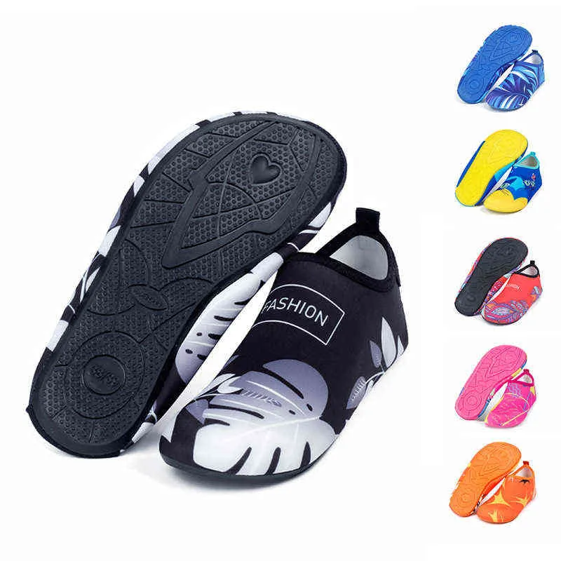 Unisex schnell trocknende Wasserschuhe Pool Strand Yoga Turnschuhe geeignet für Strand Schwimmen Yoga Übung Gummi Riff rutschfeste Schuhe Y220518