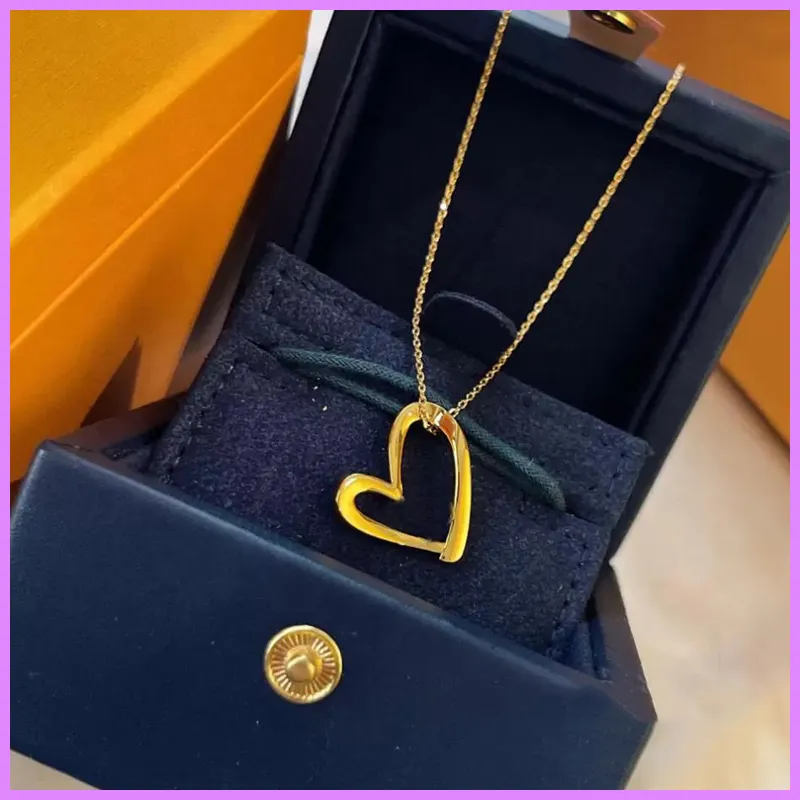 Luxury Necklace Designer Jewelry New Bracelet Brand Heart-shaped Earrings For Womens Fashion Brands Necklaces Bracelets With Box G224211F