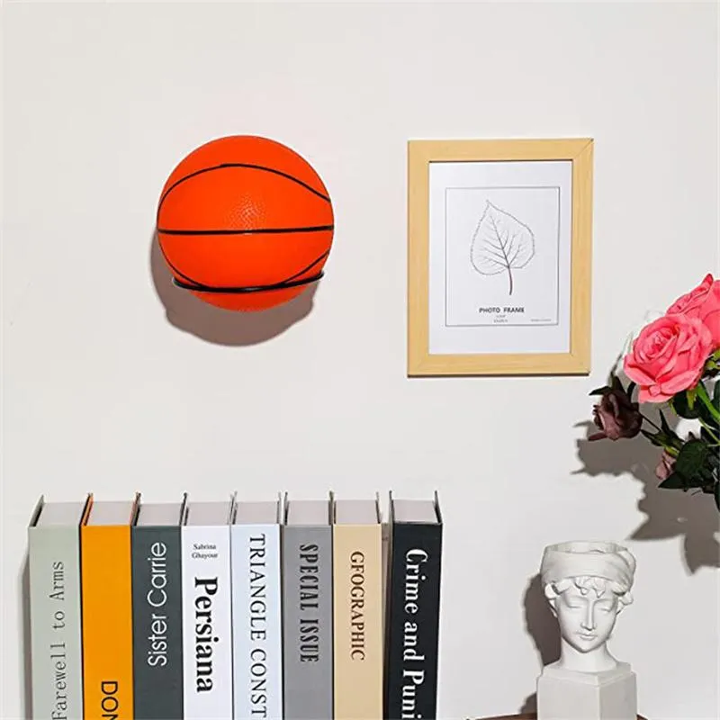 Wall-mounted Basketball Football Storage Rack Simple Ball Fixed Placement Rack Home Iron Art Ball Basketball Rack LX4620