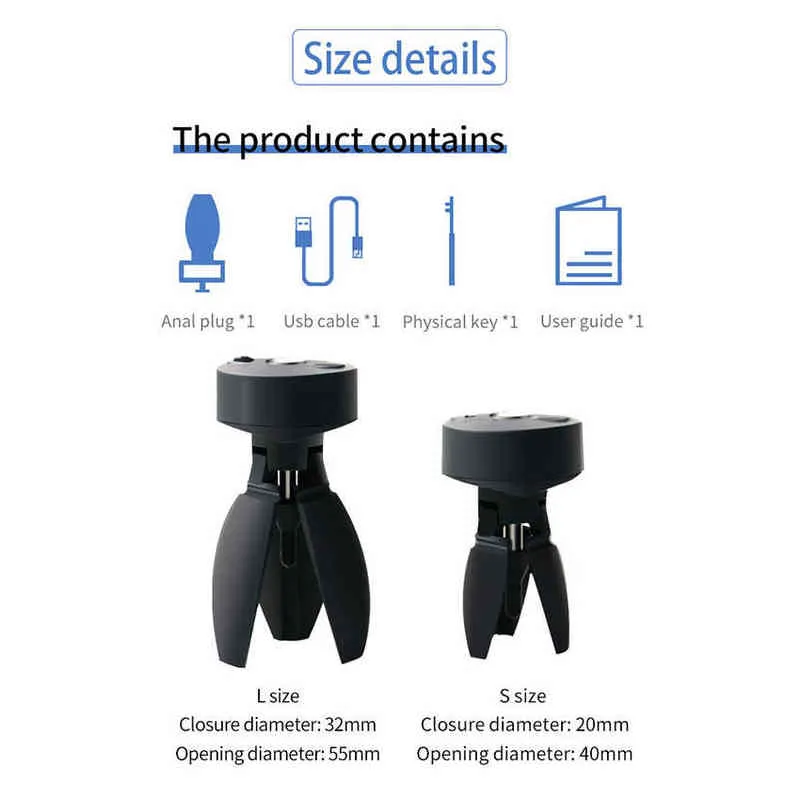 dr best vibration expert Stainless Steel Anal Butt Lock Plug, Expanding pear of anguish, Chastity,  BDSM main image 0