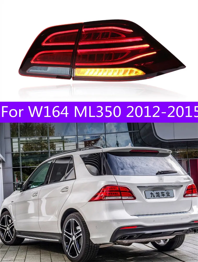 Feu arrière de voiture LED pour Benz W164, feux arrière 2012 – 20 15 ML350 ML400 GLE W166 DRL, feux arrière de frein et de recul