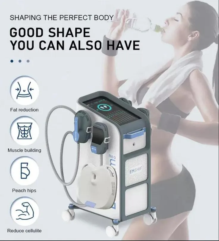 Kraftfull EMS Xbody Fitness Slimming Machine Electronic Muscle Stimulator / Health Care Body Scuplt EMS Fat Minska musklerna byggda med RF och Seat Beaut Equipment