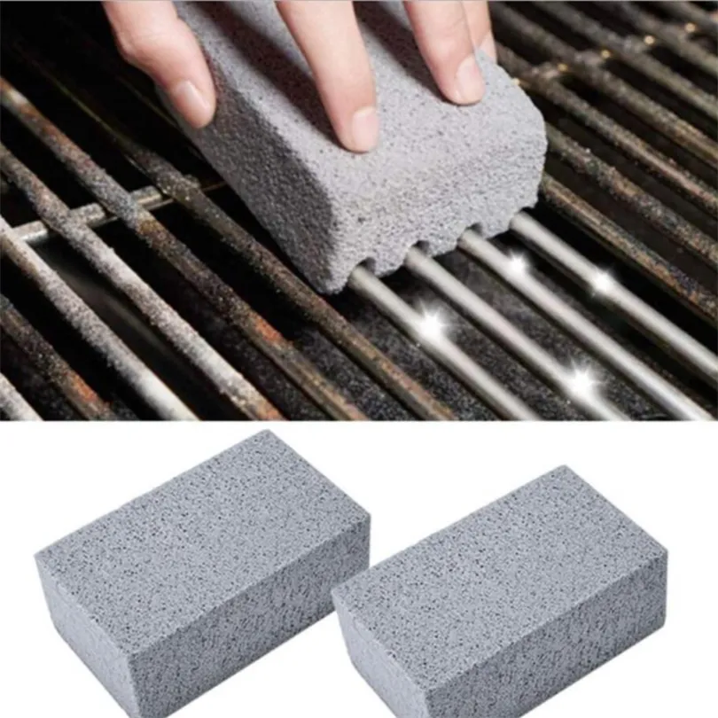 BBQ GRILL CLEANING BLOCK BRICK Stone Racks Slaim Tare Cleaner Tools Gadgets Decord 220429