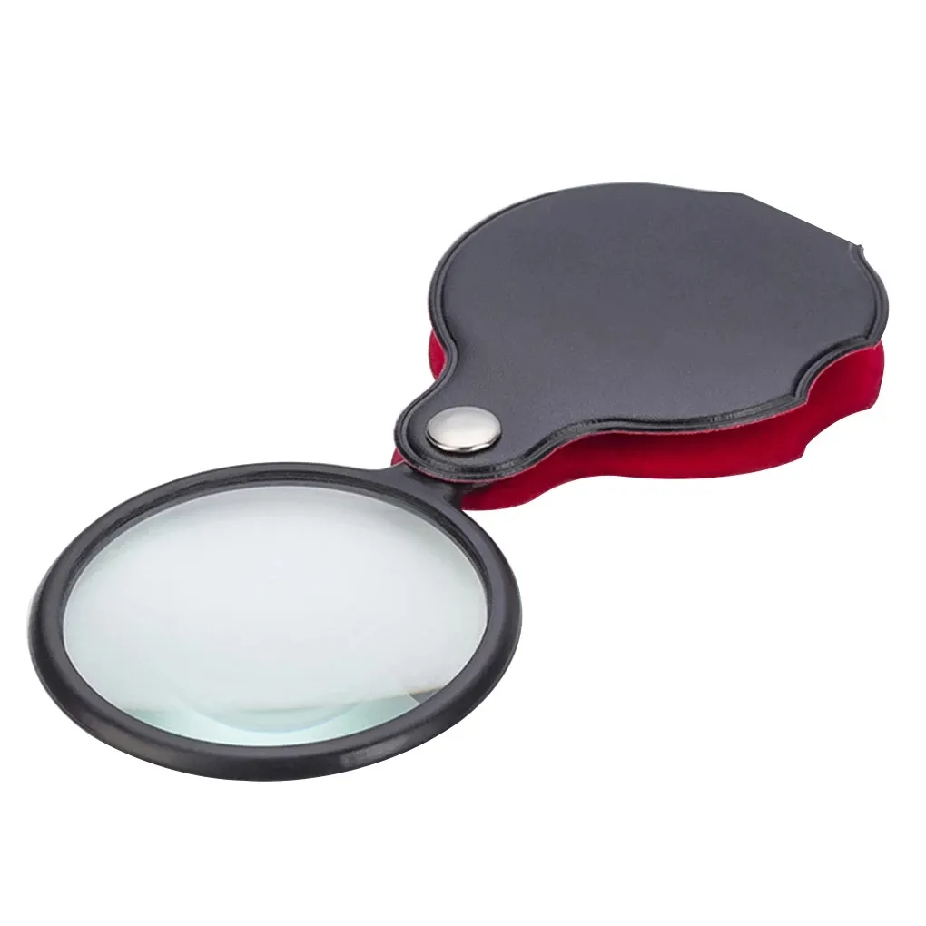 8x Pocket Magnifier - Mini Foldable Magnifying Glass, 50mm Portable ...