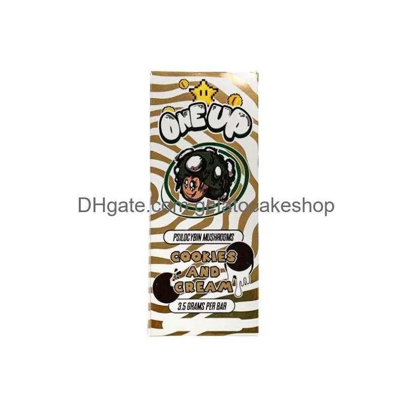 one up chocolate mold mould compitable milk chocolate packing boxes mushroom bar 3.5g 3.5 grams oneup packaging pack package box