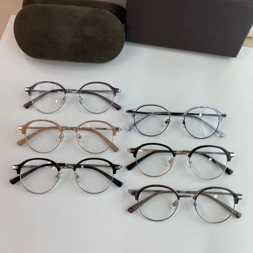 Monturas para gafas para hombres y mujeres, montura para gafas, lentes transparentes para hombres y mujeres, 5612, la última moda vendida, restauración de formas antiguas, Gafas De Grau con estuche