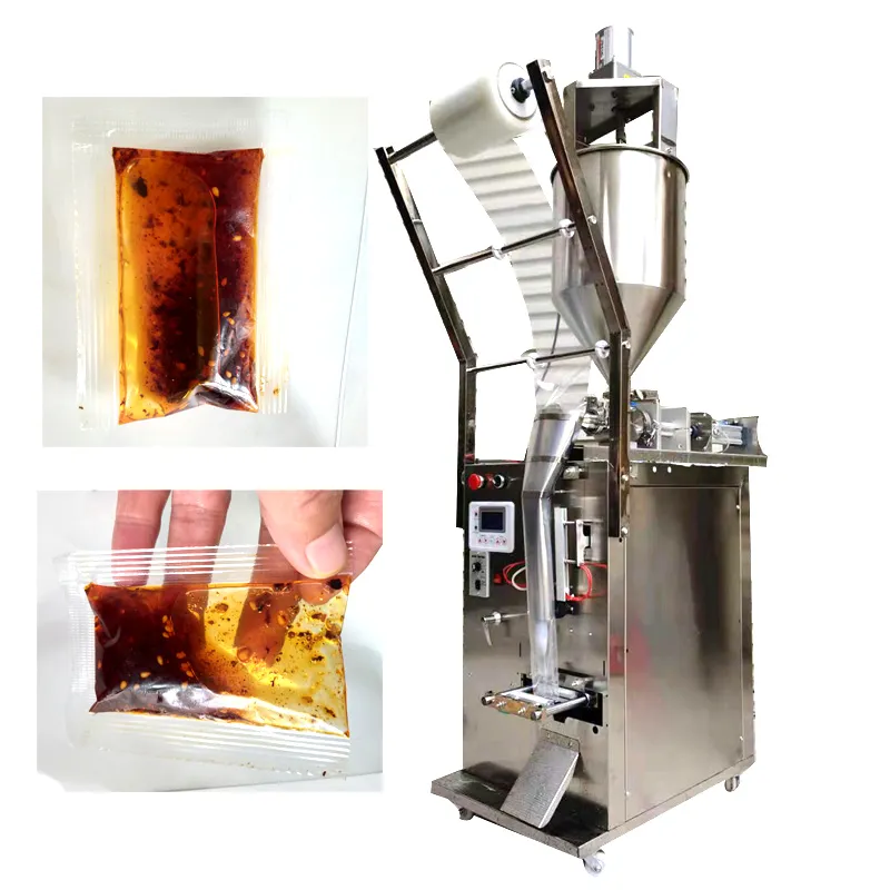 Shampoo Paste Sauce Automatic Honey Packing Machine Vertical Paste Packer 110V 220V