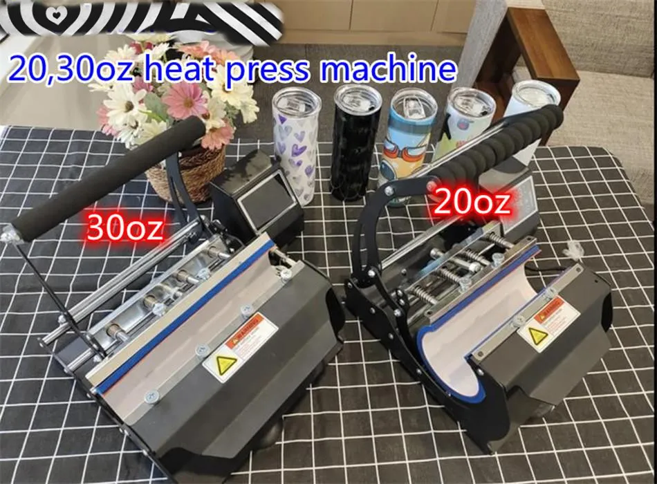 30oz SubliMation Machine Tumblers Heat Press Cup Sub Printer VOC för nästan länder med Mugg Pad Z11