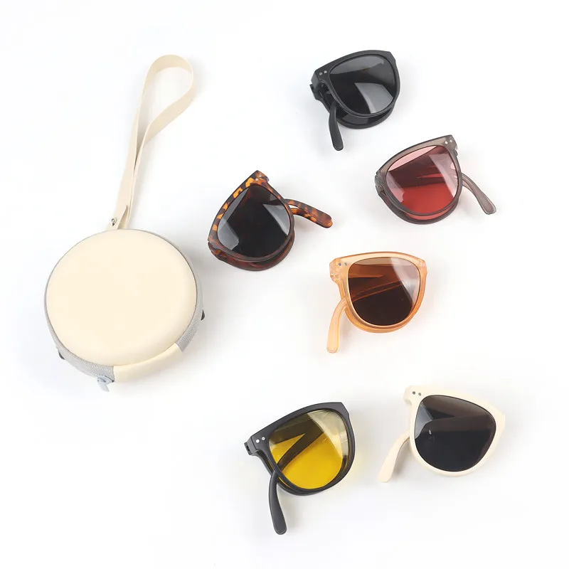 어린이 접이식 선글라스 자외선 보호 물품은 여름에 외출하는 어린이를위한 여름에 아기 선글라스가있는 아기 선글라스 도매 5 8SL E3