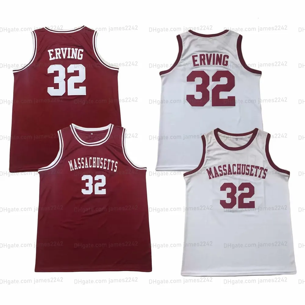 Save Big on Bulk Julius Erving Jersey Custom #32 Julius J Erving  College Retro Classic Basketball Jersey Men's All Ed White Red Any Name  Number