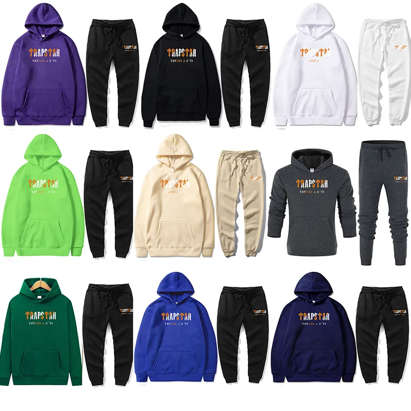 Trapstar Mens Tracksuits London Stars Pullover Couples High Quality