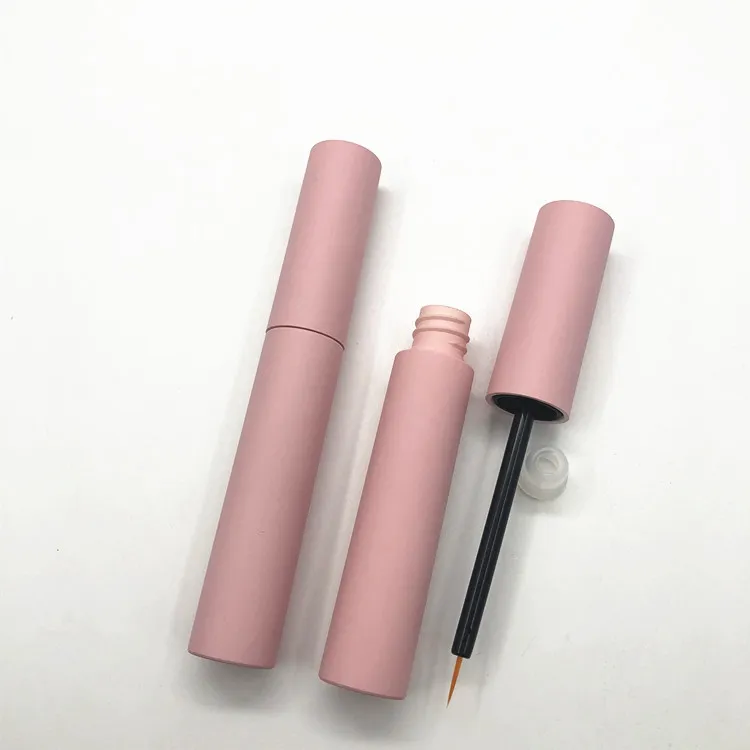 Eyeliner 10 ml, durable et de haute qualité, largement utilisé, vente en gros, dans des tubes vides roses