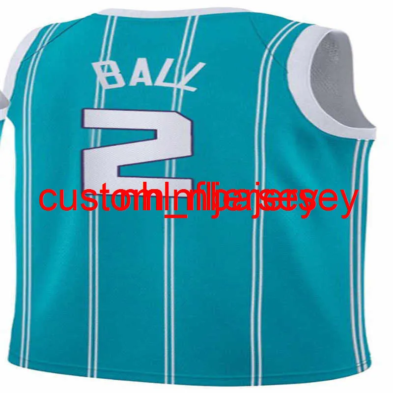 Gordon Hayward Jersey 20 Terry Rozier III 3 LaMelo Ball 2 Miles Bridges 0 Cody Martin 11 Violet Vert Noir Blanc