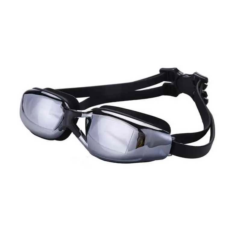 Myopi simma glasögon optisk vattentät anti dimma simma glasögon silikon diopter dykglasögon för män och kvinnor g220422