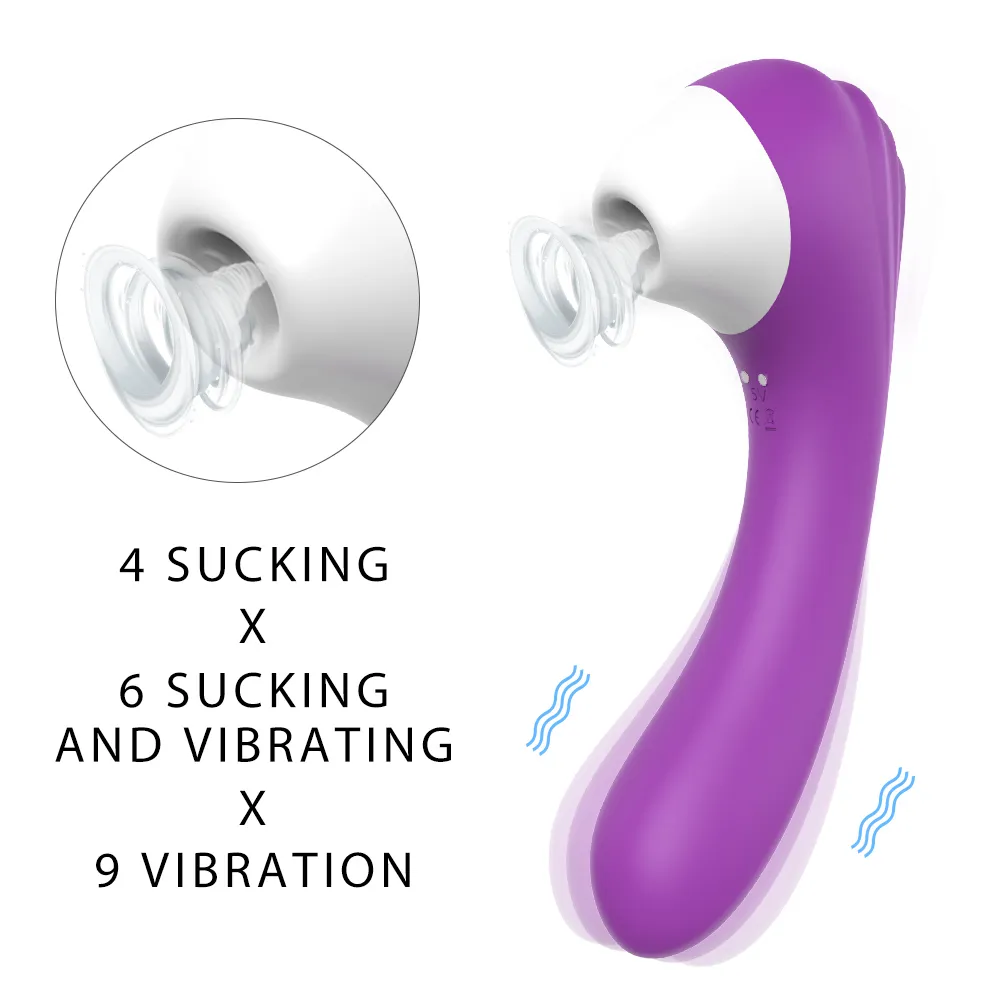 Skönhetsartiklar afrodisia trollstav g vibratorsträngande dildo vibrator g-spot stimulering bröstvårta suger fitta massage vagina orgasm vibration