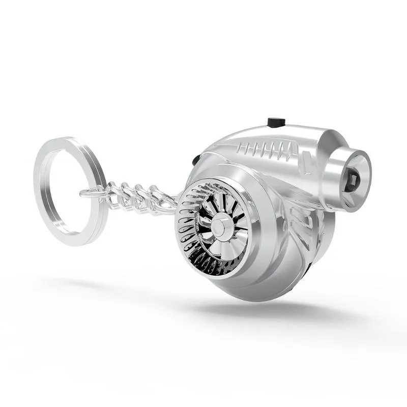 Mini Turbocharger Keychain With LED Light And Engine Sound Small Cabin ...