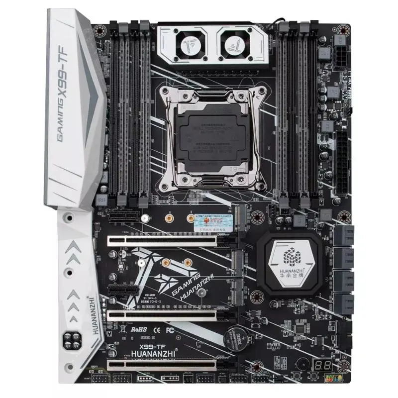Motherboards HUANANZHI X99 Motherboard TF With Dual M.2 NVME Slot