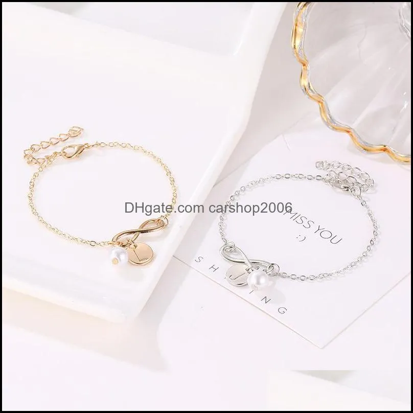 letter bracelets 26 english letters trendy jewelry for friend name gift 26 letter beach bracelet carshop2006