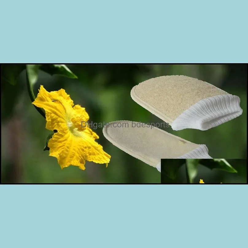 Natural Loofah Glove Wipe Washing Body Scrubber Exfoliator Luffa Brush Household Shower Supplies For Bath Tools Comfortable 4hc C