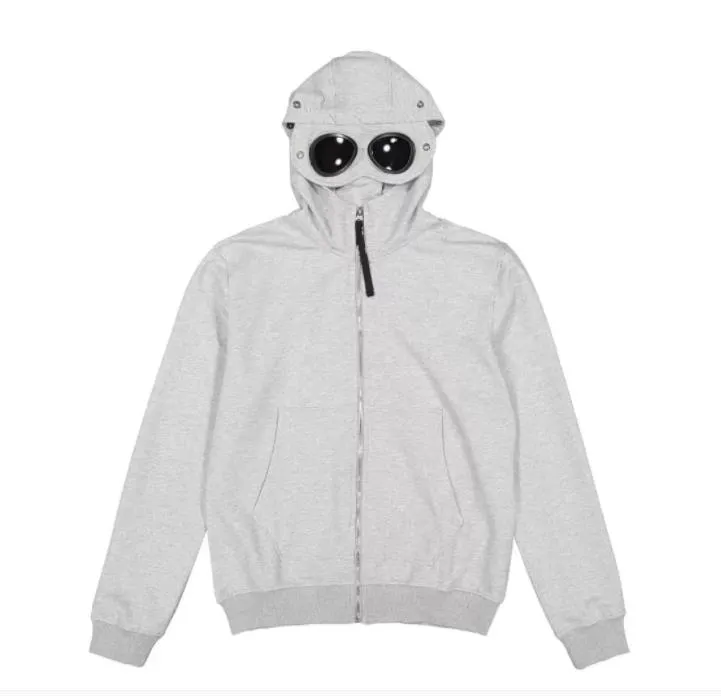 Survêtements Sweatshirts Pure Euro-Américain Simple Personnalité Tendance Vêtements Sanitaires CP Veste Chapeau Lunettes Zipper Sweat À Capuche Hommes Sweats À Capuche