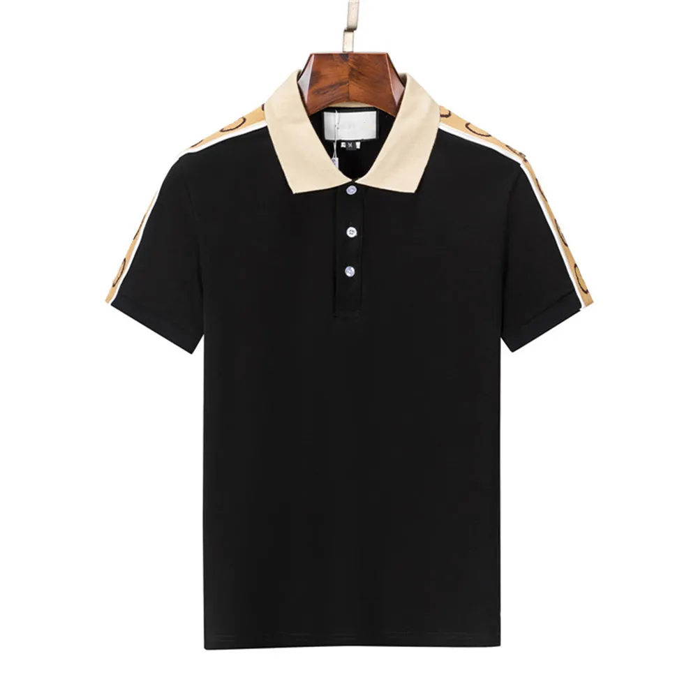 Męska koszulka polo Polo T-shirt mody T-shirt swobodny golf letni haft haftowany na głównej ulicy TREND TOP Asian Size M-246G