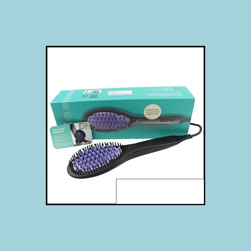 Fast Hair Straighteners Brush Hair Irons Magic Comb Straightening Iron Hair styling tool Free DHL Shipping