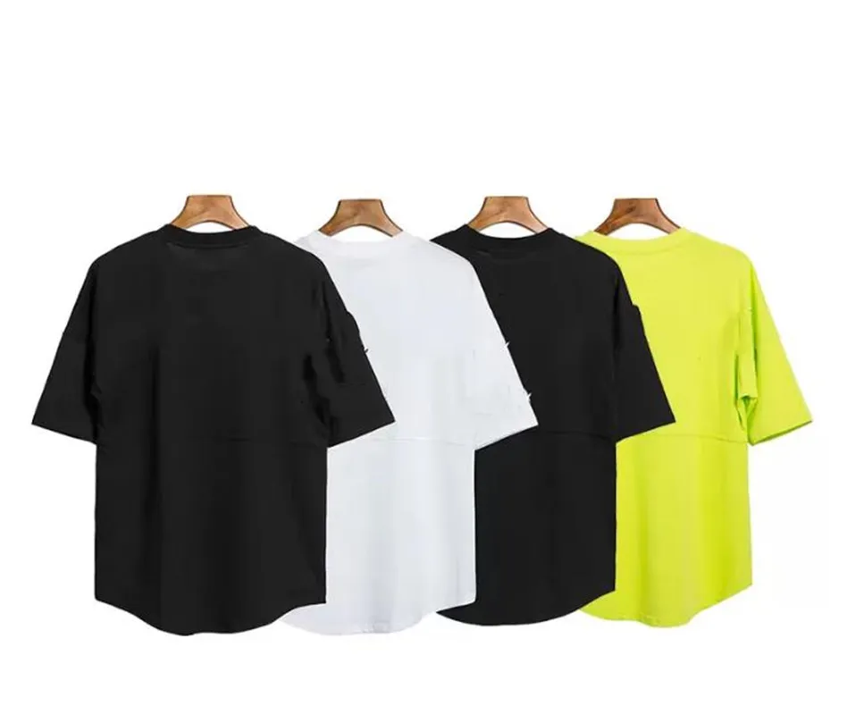 Nieuwe heren- en damesontwerpster T-shirt Mode Temperament Sport Sports Casual T-shirt kleding Street Designer Shorts Mouwen Mouwen Mouwen Kleding T-shirt Palm Backwards Fitness Top