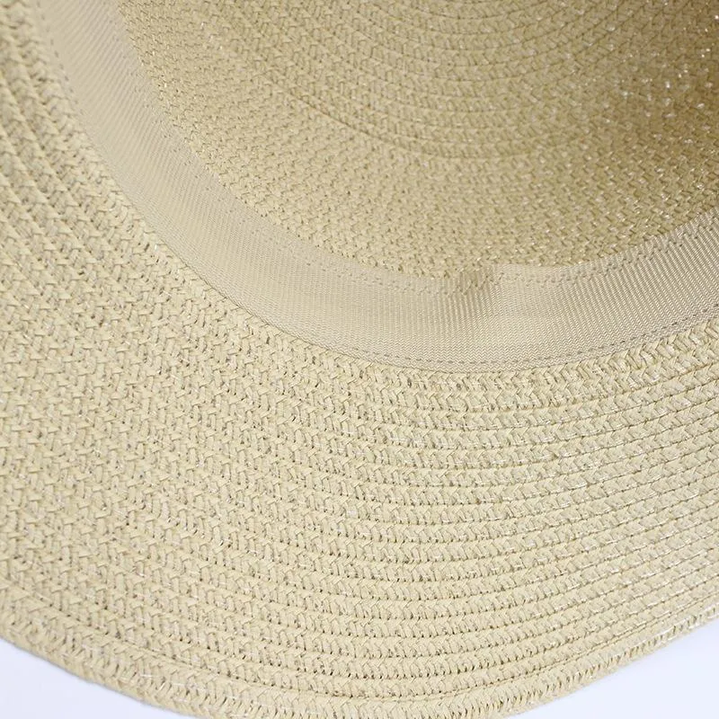 2022 Spring Summer Hat Women Sunhat Sunhats Girls Straw Wide Brim Hats Woman Vintage Top Hat Female Holiday Beach Caps Lady Fashion Outdoor Travel Sun Protection Cap