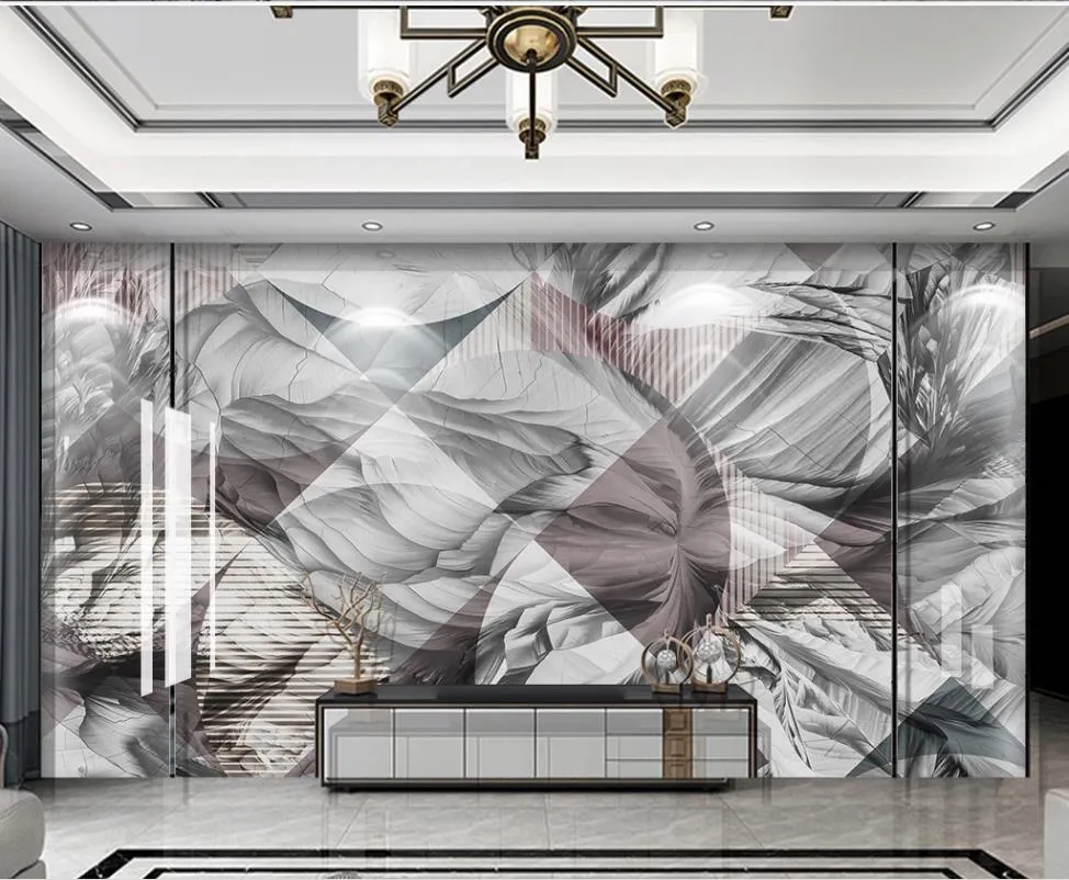 Amazon.com: BZHXBZ - 3D Space City Wallpaper Gray Brick Wall