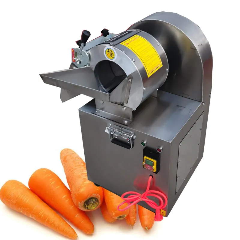Máquina de fatizador de vegetais comerciais para batata rabanete de couve de couve de couve