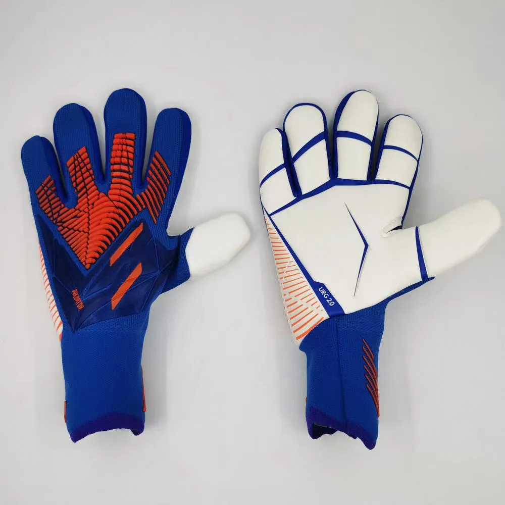 2022 new Men`s Football Goalkeeper Gloves Thickened Full Latex Foam Professional Training No Finger Guards