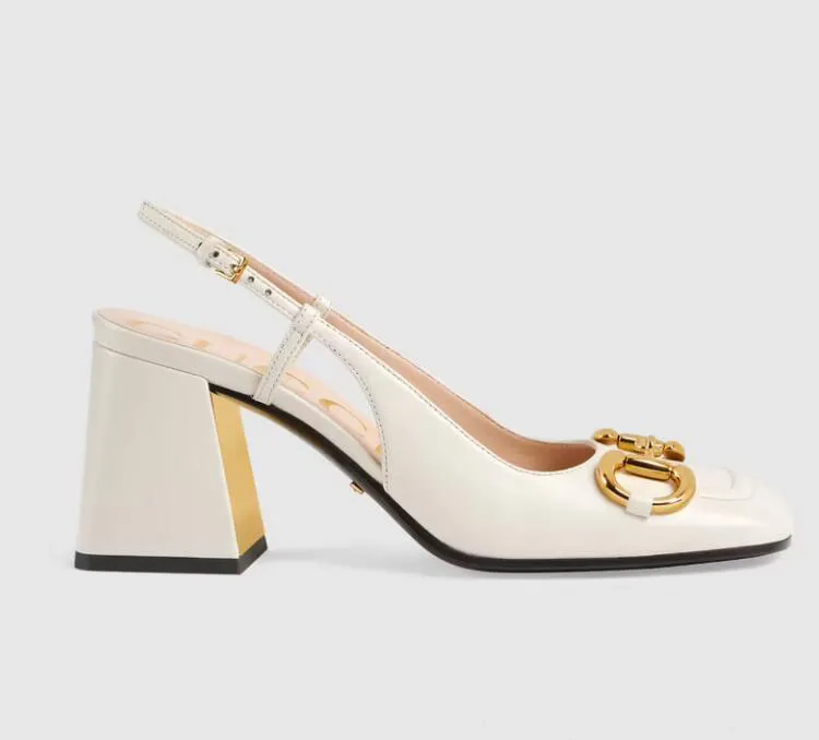 Bulk Womens Leather Slingback Mid Heel Pumps With Horsebit Bulk Womens Leather Slingback Mid Heel Pumps With Horsebit