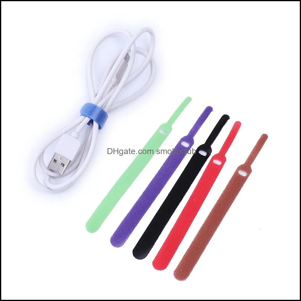 20pcs Earphone Cable Winder Organizer Office Desk Accessories Wire Storage  Cable Holder Wrap Cord Desk Set Supplies toy