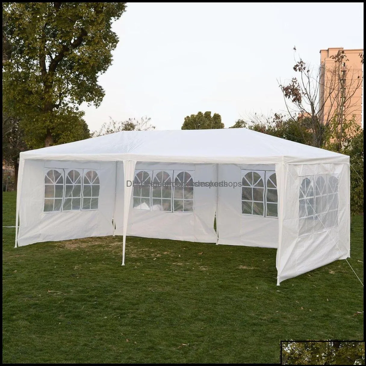 Shade Garden Buildings Patio Lawn & Home Outdoor 3x9M Canopy Party Wedding Tent Gazebo Pavilion Cater Events Sidewall Drop Delivery