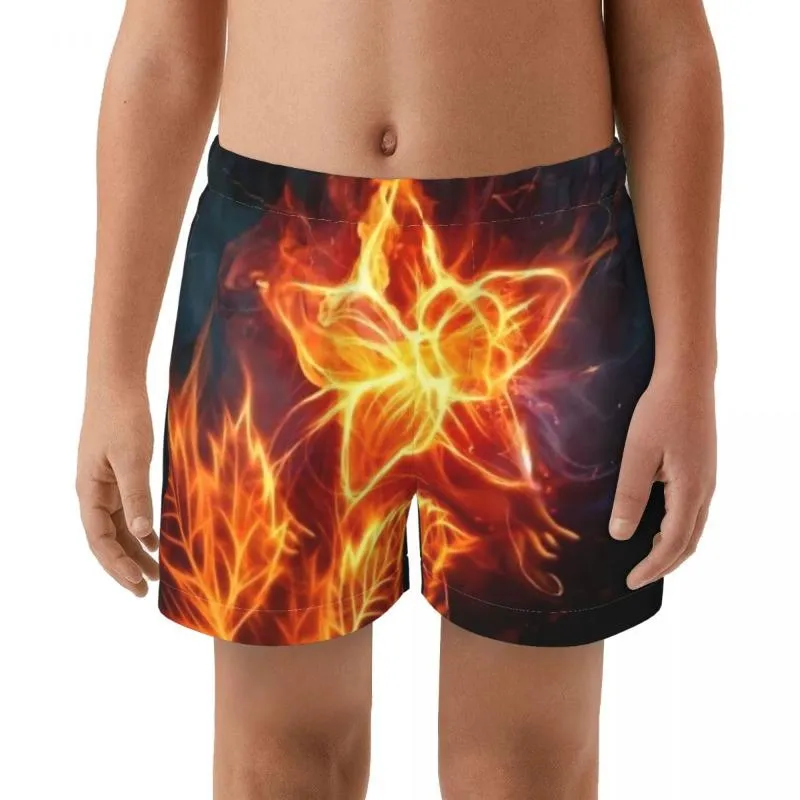 Men's Shorts Fire Boy's Brand Swimming Briefs Low Waist Swimwear Drop With Push-up Pad Trunks Boxers Summer Kid's SwimMen's