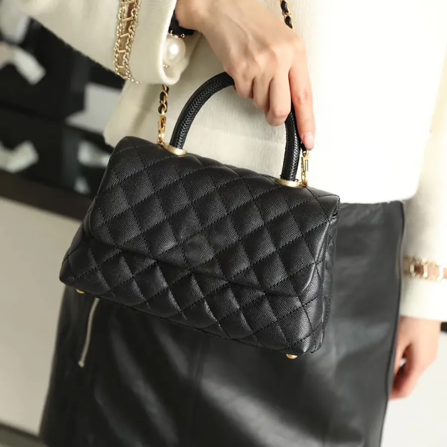 10A Top quality tote Bag Lady Shoulder Handbag Genuine Leather Crossbody bag luxury designer bags fashion Flap chain bagss woman purse each size With box C054