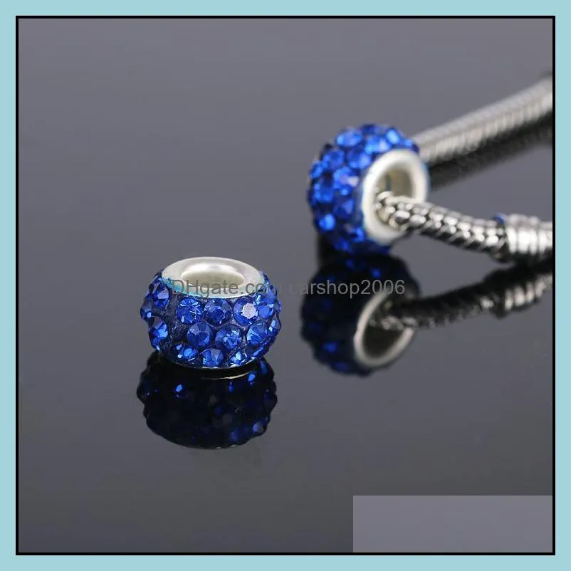 pretty bead silver plated acrylic charms beads fit charms jewelry bracelets necklaces for jewelry making beads carshop2006