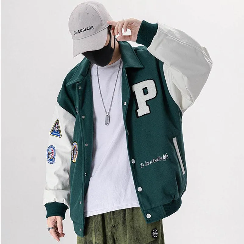 Baseball varsity jackets for men cheap