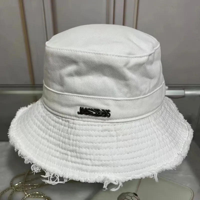 NEW 2022 Wide Brim Hats Bucket Hat Suede Fabric Fashion Stripe Brand Designer Grid Women Nylon Autumn Spring Foldable Fisherman Sun Cap Travel Sunshade